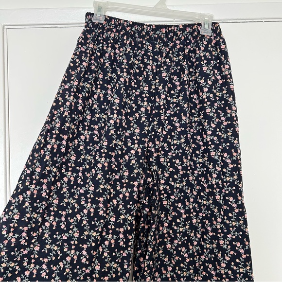 Vintage Floral Summer Pants - Whimsigoth 90s cottagecore indie aesthetic - Picture 8 of 10